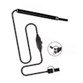 Miniatyrbild 2 av 8: Digital Otoscope Camera Ultra Clear View 6 LED-lampor IP67 Vattentätt Ear Scope Endoskop för Android OTG Svart 5,5 mm