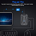 Pikkukuva 7 / 8: 4-in-1 mobiilipelikombinaatiopaket Bluetooth mobiilipelikontrolleri Pelikirjoitin Hiirimuunnin Androidille iOS:lle