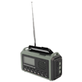 Miniatyrbilde 7 av 8: Nødradio FM AM SW WX 10000mAh Solcellelading Bærbar LCD Digital Display Håndsveiv Radio for utendørs bruk