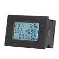 Miniatyrbilde 4 av 8: LCD digitalt display Spenning Strøm Effekt Måler Elmonitor Voltmeter Amperemeter DC6‑200V