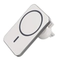 Miniatyrbillede 6 af 8: Trådløs Billader 15W Hurtigopladning Magnetisk 360 Graders Rotation Stabil Holdbar Billader Mount Hvid