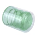 Miniatyrbilde 5 av 8: 200 ml dobbelvegget glasskål varmebestandig 3D spiralkopp for kontor, hjem og skole (grønn)