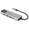 Pikkukuva 5 / 8: 5-in-1 Type-C Hub HDMI-sovittimella 4K Type-C Gigabit Ethernet RJ45 laajennusporttiin