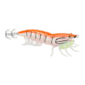 Miniatyrbilde 3 av 8: Fake Wood Reker Age Fiske Wobbler Blekksprut Jig Kunstig Selvlysende Blekksprut Krok Lokkemiddel Orange