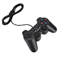 Miniatyrbillede 5 af 8: Spilkonsol med kabelforbundet USB-controller med dobbelt vibration til joystick til bærbar computer