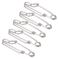 Pikkukuva 8 / 8: 5 kpl/setti Longline Snap Clip Korroosionkestävä Kelluva Linja Tonnikala Clip Merikalastukseen 1,8x60mm
