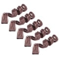Miniatyrbilde 7 av 8: 5 stk Clip-in hårstykke Farget hårstykke Clip Hårextensions frisyre for Cosplay Party Lys lilla