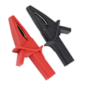 Miniatyrbillede 6 af 7: 2 stk. montering af DSO3064 HT18A Store Delfin Gator Clips Rød Sort til Oscilloskop
