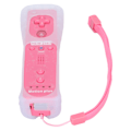 Miniatyrbillede 3 af 8: Fjernbetjening Vibration Lyd Funktion Spilkonsol Tilbehør med Motion Plus til Wii UPink