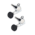 Miniatyrbild 7 av 8: 2R 2L stängda aluminiumlegeringar maskinhuvuden String Tuning Key Pegs Tuners för Ukulele