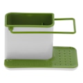 Miniatyrbild 1 av 8: Dräneringsställ Disktrashållare Badrumsförvaring Organizer Desktop Tvålbehållare Badrum Duschtillbehör för badrum Dusch Kök ToalettGrön