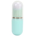 Miniatyrbild 2 av 8: Nageldammsborste Kapselform Bärbar indragbar konstfibernagelpulverborste för Blusher Green