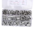 Miniatyrbild 2 av 7: 225st M1.2 M1.5 M2 M2.5 M3 M4 M5 Crimping Loop Sleeve M2 M3 Vajer Fingerborg