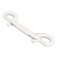 Miniatyrbilde 8 av 8: 115 MM Dobbel-Endet Bolt-Snapphaker 316 Rustfritt Stål Dobbel-Endet Trigger-Snapp Fjørstilte Bolter BCD Safety Scuba Tilbehør Hvit
