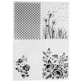 Miniatyrbillede 3 af 8: 4 stk. Plast Prægefolder DIY Kortfremstilling Scrapbooking Præget Skabelon Papirhåndværk