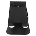 Miniatyrbilde 3 av 7: Telefonstativ Foldbar Bærbar Svart Dobbel L-Formet Ergonomisk Design Bordtelefonstativ for Utenforsbibliotek