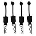 Miniatyrbild 1 av 8: 4st 1/10 RC Bilklämmor Pins Universal Car Shell Bult Spärr Clip Ersättningsmodell Bil Shell Tillbehör Svart