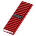 Miniatyrbillede 6 af 8: Solid State Harddisk Køleplade Termisk Pad SSD Helt i Aluminium Køledele 2280 M2Red