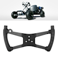 Miniatyrbillede 6 af 8: H-Formet Rattet Sort til Racing Kart Go Cart Auto Modificeringstilbehør