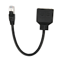 Pikkukuva 2 / 8: RJ45 Ethernet-sovitin kaapeli jatko 1-2 porttia Erinomainen liitäntäsiirto Splitter-sovitin CAT7-verkolle