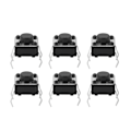 Miniatyrbillede 6 af 7: 100 stk Momentary Taktil Push Button Switch Mini Micro Tact Switch Tilbehør 6 x 5 mm