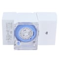Miniatyrbilde 1 av 7: Mekanisk timer Automatisk 24 timers strømbryter for lavt strømforbruk for varmtvannsbereder Gatelys 220VAC