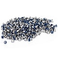 Miniatyrbild 8 av 8: 500 st Mässingsöglor 2 mm inre hål Färgglada genomföringar Kit för kläder Skor Väska DIY Crafts Mörkblå