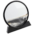 Miniatyrbild 5 av 8: Flödande sandmålning 3D Timglasdekoration Flöde Landskapsmålning Kvicksandsdekor (svart)