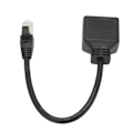 Pikkukuva 1 / 8: RJ45 Ethernet-sovitin kaapeli jatko 1-2 porttia Erinomainen liitäntäsiirto Splitter-sovitin CAT7-verkolle