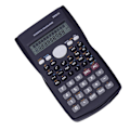 Miniatyrbillede 2 af 8: Videnskabelig Lommeregner To Linjers Display Brøkberegning Automatisk Nedlukning 12 Bit Funktionslommeregner til Studerende Mørkeblå (Næsten Sort)