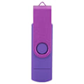 Miniatyrbild 3 av 8: Portabelt Minne USB-minne U Drive Lagra Foton Filer OTG Micro USB USB2.0 Tillbehör CW10040 Lila64GB