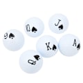 Miniatyrbilde 2 av 8: 6 stk. langdistanse golfballer doble lag svingende treningsballer for golfspill