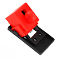 Miniatyrbild 2 av 8: Clamp On Breaker Lock PP Plast Breaker Lockout Device Elektriskt underhållstillbehör