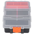 Miniatyrbilde 4 av 8: Delerboks Klassifisering Grid Oppbevaringsboks PVC-komponenter Deler Verktøyorganisator for Hårdvaremontering