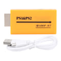 Miniatyrbillede 1 af 8: PS1/PS2 til HDMI Videokonverter Adapter Udgang Composite 7x3,5x1,5cm