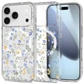 Tech-Protect Compatible with iPhone 17 Pro Case MagSafe FlexAir Spring Flowers Transparent Termoplastisk polyuretan (TPU)