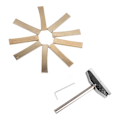Miniatyrbild 3 av 8: Gitarr Freboard Installationsverktyg Fret Voard Press Caul Inserts Inlay Tool for Luthier