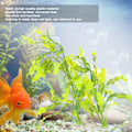 Miniatyrbillede 7 af 8: Plast Akvarium Simulering Tang Græs Kunstige Vandplanter Fiskekummer Landskabsdekoration med Hvid Base7945 Tang Græs Hvid Base