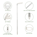Miniatyrbillede 2 af 8: USB Plant Light Angel Ring med Timer Ful Spektrum Sollys Simulering