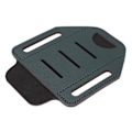 Miniatyrbillede 4 af 8: Læder Multitool Sked EDC Single Pocket Organizer Holder til Bælte Lommelygte CampingGreen