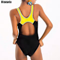 Miniatyrbillede 3 af 5: Atletisk Racerback Badedragt til Kvinder XL RS1161