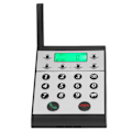 Miniatyrbild 4 av 8: Trådlös intercom-telefon 1000m Avstånd Klart samtal Intelligent nätverkande Handsfree Intercom-system Värd Svart