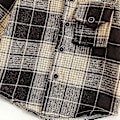 Miniatyrbillede 3 af 5: Flannelskjortejakke til småbørn | Lapel-knapper Langærmet Frakke | Efterår Vinter Varme (4-5T, D-kaffe)
