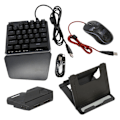 Miniatyrbilde 1 av 8: Tastatur Mus Konverterersett for Mix Se Konverter K9 Mekanisk Tastatur GM86 Mus og Stativ for Android for IOS