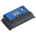 Miniatyrbild 8 av 8: Solar Charge Controller LCD automatisk identifiering med 5V Smart 2 USB-port 20A 12V 24V