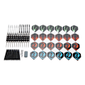 Miniatyrbild 5 av 8: 12 st Dart Set Rostfri Stålspets Utsökt Professionell Dart Kit Tillbehör för Dartspelare