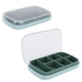 Miniatyrbild 7 av 8: Bärbar förseglad tablettlåda 7Grid Large Capacity Medicine Container Grön för resor