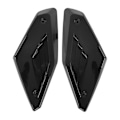 Miniatyrbilde 1 av 8: 2 stk Motorsykkel Sidepanel Luftinntak Deksel Beskyttelse Erstatning for CB650R 2019 2020 2021 Svart