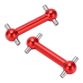 Miniatyrbild 7 av 8: 4st aluminiumlegering hundbens drivaxelset för Tamiya TT01 TT02 RC biluppgraderingsdelar Röd