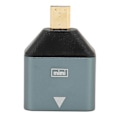 Miniatyrbillede 1 af 8: HD hun til mikro HD-adapter Aluminiumlegering Plug and Play 4K-understøttet Micro HD til HD-konverter til stationær bærbar computer